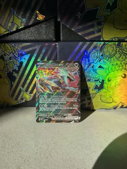 Roaring Moon EX SVP067 Black Star Promo Scarlet & Violet Holo Pokemon Card - Image 1