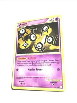 UNOWN - 54/123 - HeartGold SoulSilver HGSS - Pokemon Card - LP - Image 1