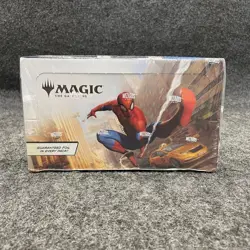 Magic: The Gathering-Marvel's Spider-Man Play Booster Box, Sealed Box is Worn - Image 1