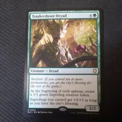 MTG - TENDERSHOOT DRYAD - Bloomburrow Commander (R) - Image 1