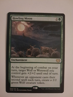 Howling Moon NM/M Innistrad Crimson Vow Magic the Gathering MTG - Image 1