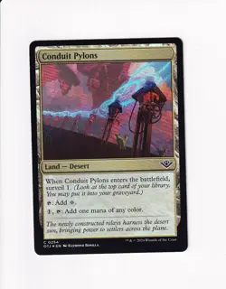 MAGIC THE GATHERING MTG OUTLAWS OF THUNDER JUNCTION FOIL CONDUIT PYLONS - Image 1