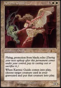 MTG Karmic Guide, Urza's Legacy, Heavily Played, English - Image 1