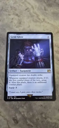 Genji Glove Final Fantasy Regular MTG Artifact Equipment - Image 1