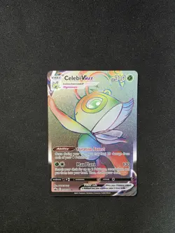 CELEBI VMAX - 199/198 - CHILLING REIGN - RAINBOW - POKEMON CARD - Image 1