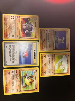 Pokemon TCG Card Lot WOTC Era Jungle 1st Edition Cubone Rhydon Marowak Primeape! - Image 3