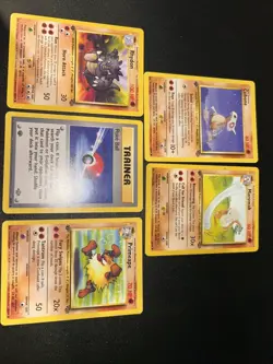 Pokemon TCG Card Lot WOTC Era Jungle 1st Edition Cubone Rhydon Marowak Primeape! - Image 5