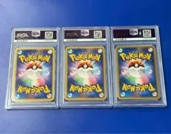 PSA 10 Pokemon Card Mareep Flaaffy Ampharos 2002 046 047 048 Sequential Numbers - Image 2