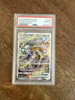 Crown Zenith: Galarian Gallery Mewtwo VSTAR Card #GG44/GG70 PSA 10 - Image 1