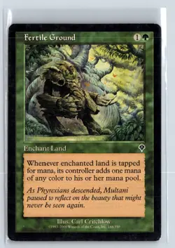 (3x) FERTILE GROUND - MTG Magic the Gathering Card - Invasion - Common - Image 1