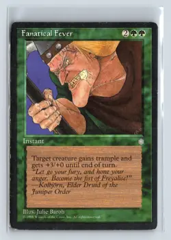 (3x) FANATICAL FEVER - MTG Magic the Gathering Card - Ice Age - Uncommon - Image 1