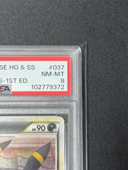 PSA 8 Pokemon Card Umbreon 037/080 1st Holo Japanese Reviving Legends 2010 - Image 5