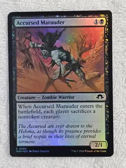 MTG Accursed Marauder FOIL Modern Horizons 3 (MH3) #80 Magic Gathering Card NM - Image 2
