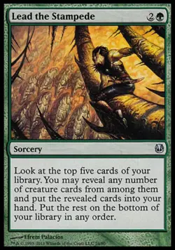 Lead the Stampede - Light Play MTG Duel Decks: Ajani vs Nicol Bolas - Image 1