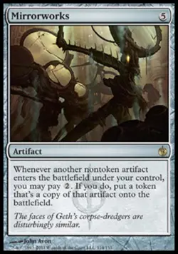 Mirrorworks - Light Play MTG Mirrodin Besieged - Image 1