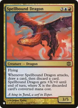 Spellbound Dragon - Light Play MTG The List - Image 1
