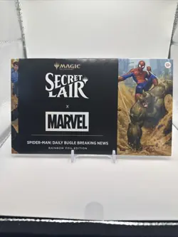 MTG Secret Lair x Marvel's Spider-Man: Daily Bugle Breaking News ~ Rainbow Foil! - Image 1