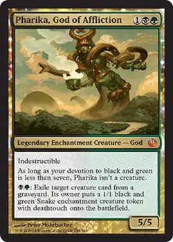 Pharika, God of Affliction - Light Play MTG Journey into Nyx - Image 1