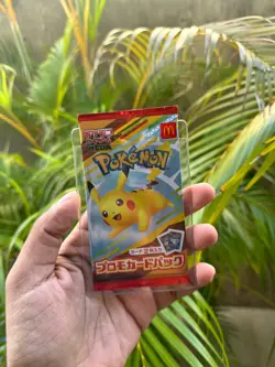 [SEALED] 2025 MCDONALD'S PIKACHU PROMO PACK POKEMON JAPANESE #020 M-P - Image 1