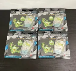 Pokemon Scarlet Violet Black Bolt Tech Sticker Collection 3-Pack (Lot Of 4) - Image 1