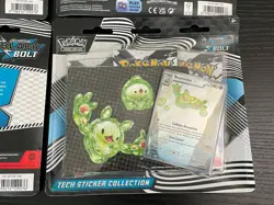 Pokemon Scarlet Violet Black Bolt Tech Sticker Collection 3-Pack (Lot Of 4) - Image 3