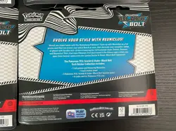Pokemon Scarlet Violet Black Bolt Tech Sticker Collection 3-Pack (Lot Of 4) - Image 4