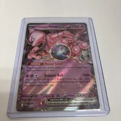 Pokemon Team Rocket's Mewtwo ex 205 SVP Double Rare Ultra Promo Black Star - Image 1