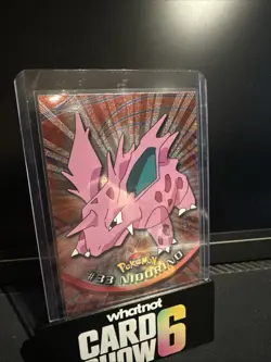 Holo Topps Pokemon 33 Nidorino Black Label NM - Image 1