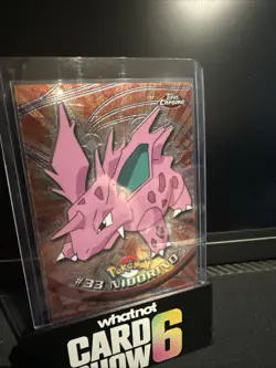 Chrome Topps Pokemon 33 Nidorino NM - Image 1