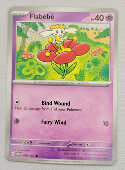 Flabebe 086/167 Pokemon Sv06: Twilight Masquerade Regular LP (3) - Image 1