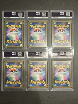 PSA 10 Complete Set of 6 Pikachu 020/M-P McDonald's Promo Pokemon Sequential JPN - Image 3