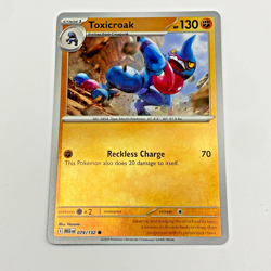 Toxicroak Pokemon Mega Evolutions Reverse Holo 079/132 - Image 1