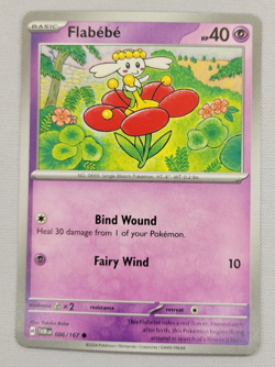 Flabebe 086/167 Pokemon Sv06: Twilight Masquerade Regular LP (1) - Image 1