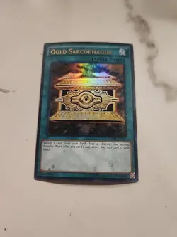 Yugioh Gold Sarcophagus YGLD-ENC26 Ultra Rare HP - Image 1