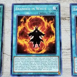 1996 Lot Of 5 Yugioh (3) 1st Edition Spell Card Branded White, Sargasso, Dragon - Image 3