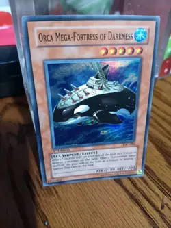 1996 Yugioh ORCA MEGA -FORTRESS OF DARKNESS 1st EDITION IOC-084 NM Vintage - Image 1