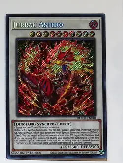 Jurrac Astero - BLMM-EN018 - Secret Rare - 1st Edition - Yugioh - Image 1