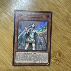 Yugioh! Maiden Of White SDWD-EN041 Secret Rare 1st Edition NM - Image 1