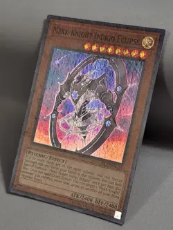 YuGiOh TCG 2 x 1st 1 x Unlimited Mekk-Knight Indigo Eclipse EXFO-EN019 LP Super - Image 4