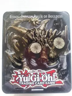 YuGiOh 2013 Collector Tin Redox, Dragon Ruler of Boulders Empty Tin - Image 2