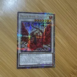 Yugioh! Black Rose Dragon TN23-EN014 Quarter Century Secret Rare 1st Ed VLP/NM - Image 1