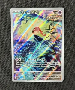 Pokemon TCG Scream Tail 065 Scarlet & Violet ETB Promo NM - Image 1