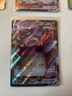Pokemon Galarian Slowking VMAX TCG Chilling Reign Holo Ultra Rare Card 100/198 - Image 1