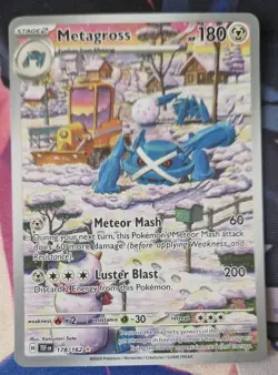Pokemon TCG Metagross 178/162 Illustration Rare Card Temporal Forces NM-Mint - Image 1