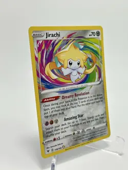 JIRACHI 119/185 | Vivid Voltage | Rainbow Holo Foil Amazing Rare | Pokemon NM/M - Image 2