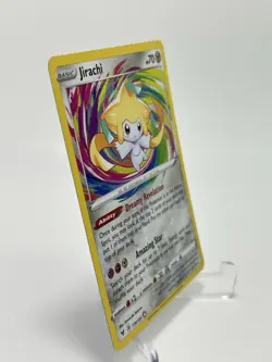 JIRACHI 119/185 | Vivid Voltage | Rainbow Holo Foil Amazing Rare | Pokemon NM/M - Image 3