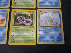 Pokemon Tcg Fossil Card Lot - Seadra Horsea Kingler Crabby Arbok Ekans Golbat - Image 4