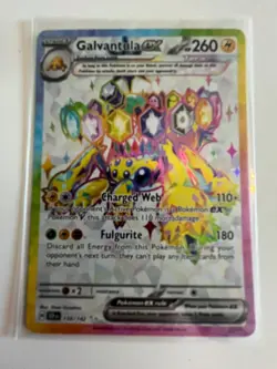 Galvantula ex 159/142 Ultra Rare Holo Near Mint Condition Stellar Crown - Image 1