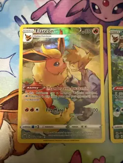 Pokemon TCG Flareon And Vaporeon Brilliant Stars Trainer Gallery Lot Of 2 - Image 2