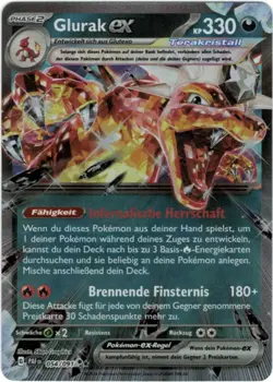 Pokemon Glurak ex Double Rare Paldeas Schicksale PAF 054/091 Near Mint Deutsch - Image 1